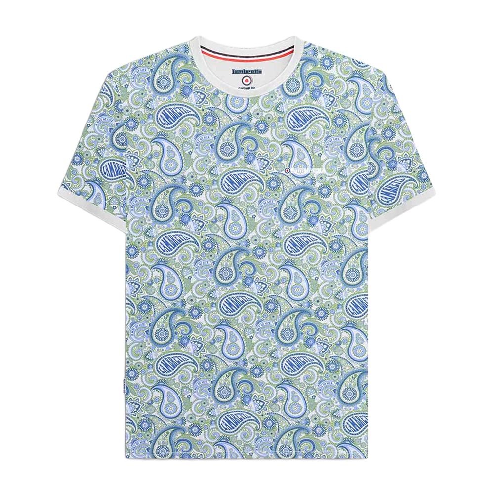 Lambretta Lambretta Men's SS25 Paisley T-Shirt in Grey - 3