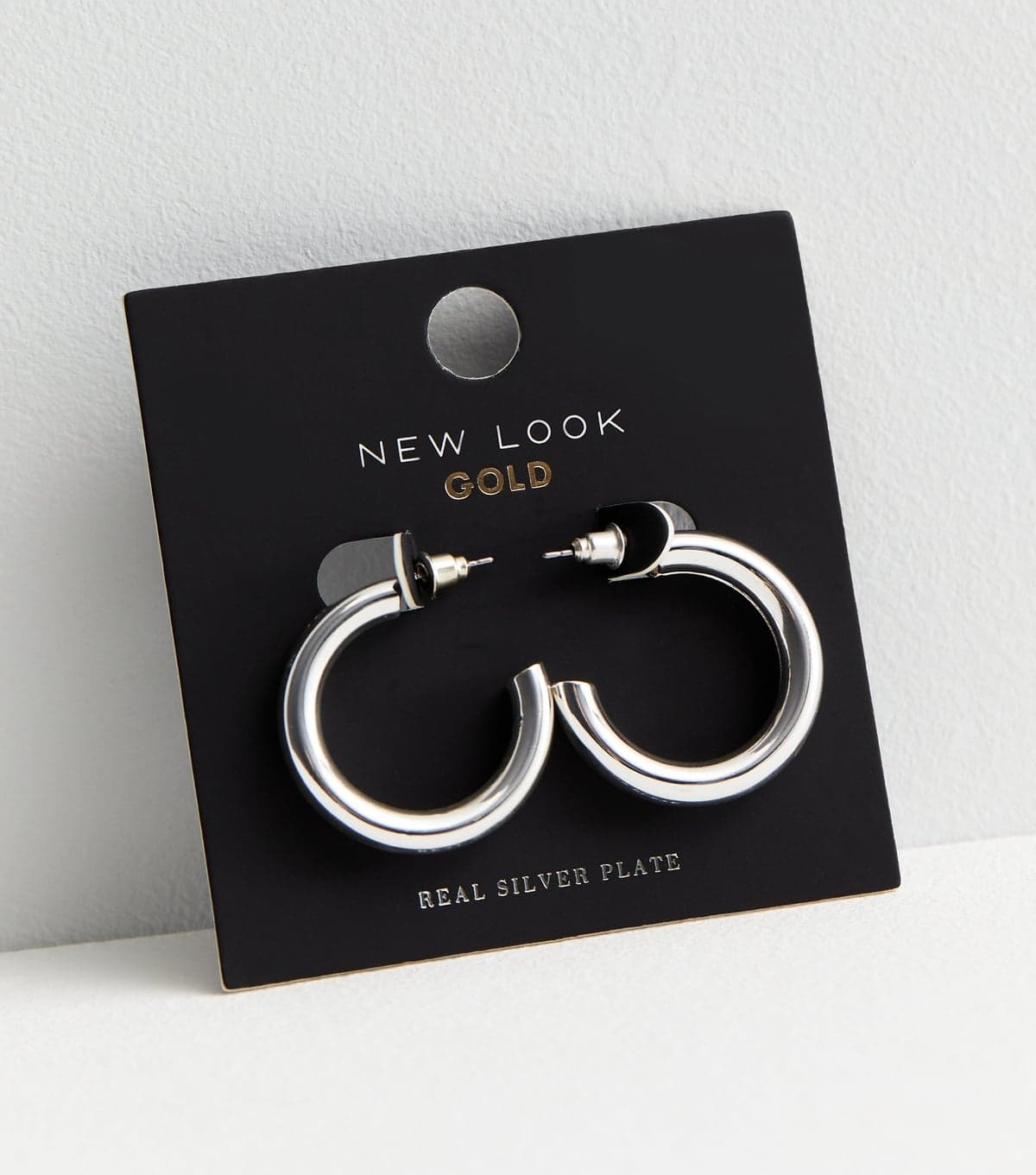 New Look Silver Plated Hoop Earrings New Look