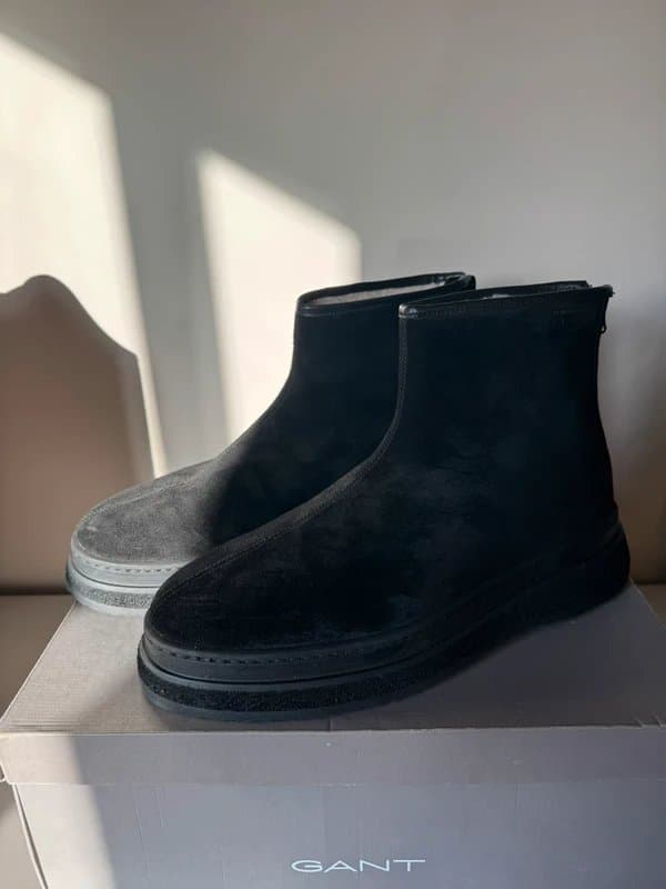 GANT GANT Blistown Black Suede Ankle Boots EU 44 UK 9.5 BNIB
