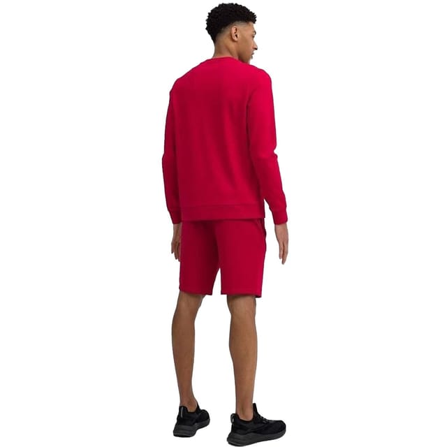 4F 4F Men's M156 Sweat Shorts in Red - 2
