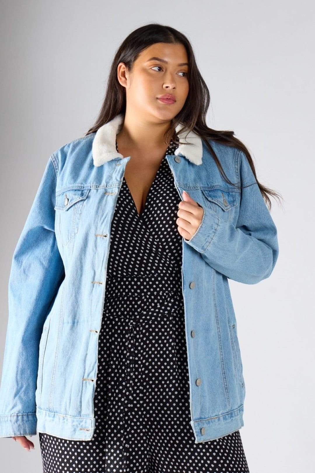Shnoo Shnoo Women's Denim Jacket in Blue - 4