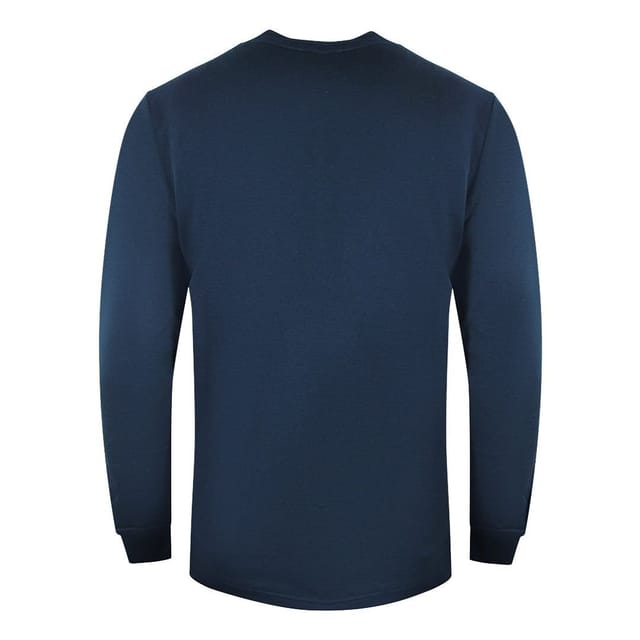 Cavalli Class Cavalli Class Men's Bold Floral Design Navy Blue Sweatshirt - 2