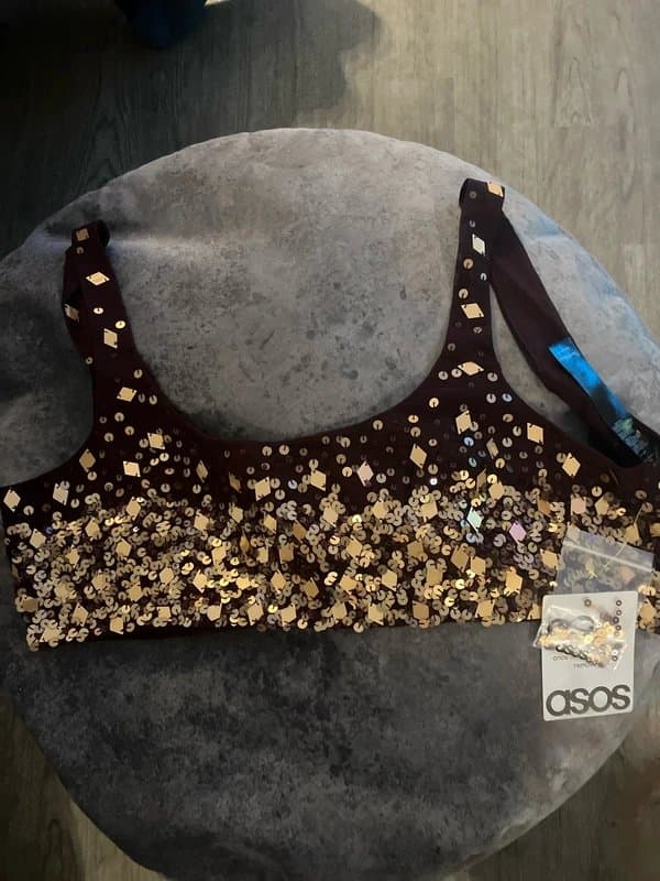 ASOS ASOS sequin bralette- party wear