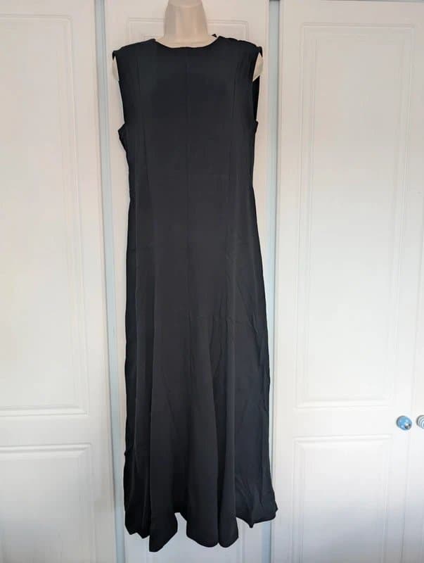 ASOS ASOS Design midi dress in black size 16