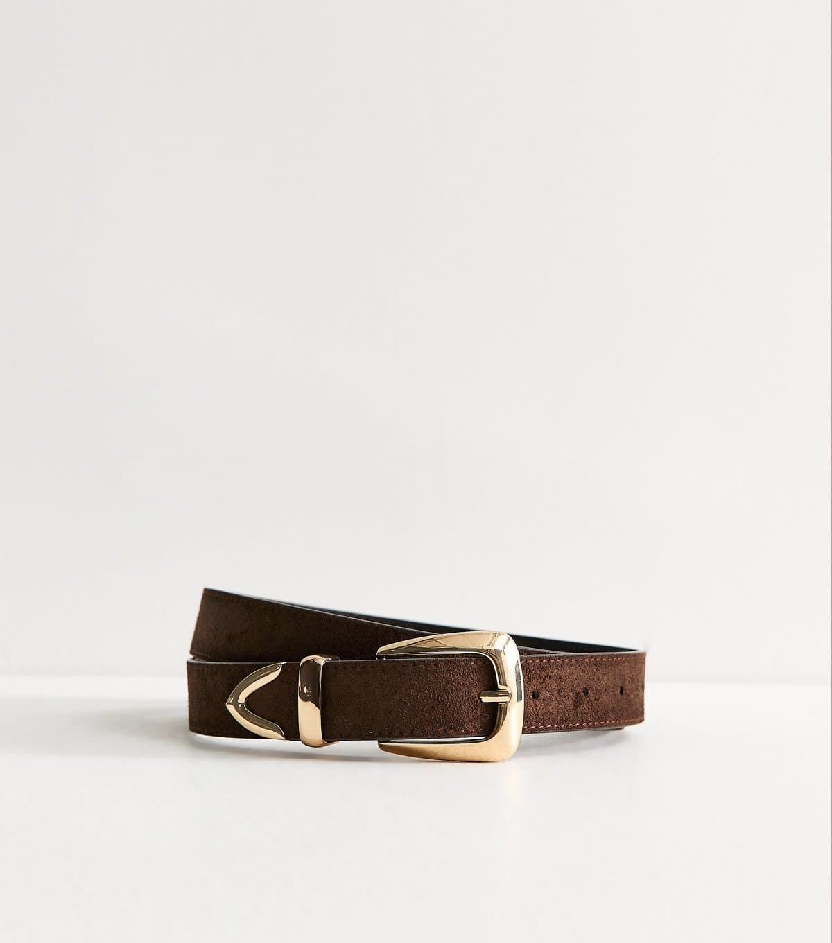 New Look New Look Dark Brown Faux Suede Belt