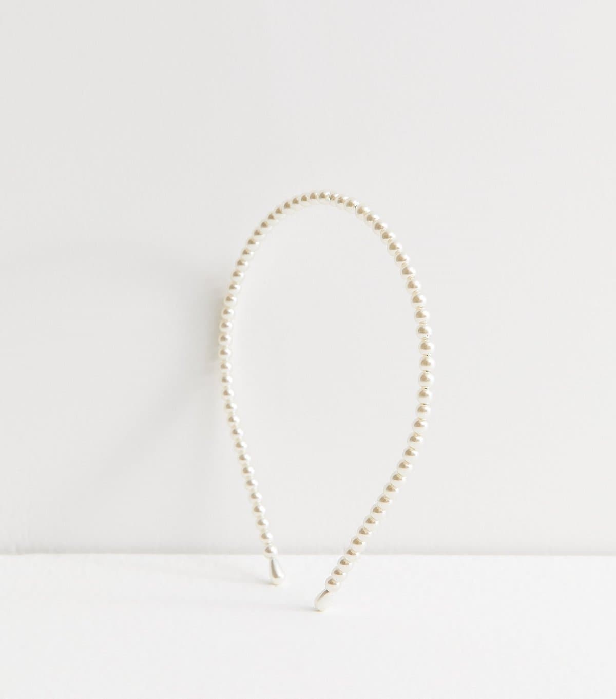 New Look New Look Cream Faux Pearl Headband