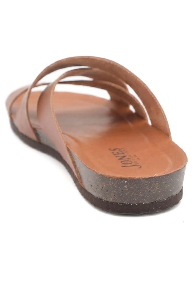 Jones Bootmaker Jones Bootmaker Men's Wallsend Leather Mule Sandals in Brown - 3
