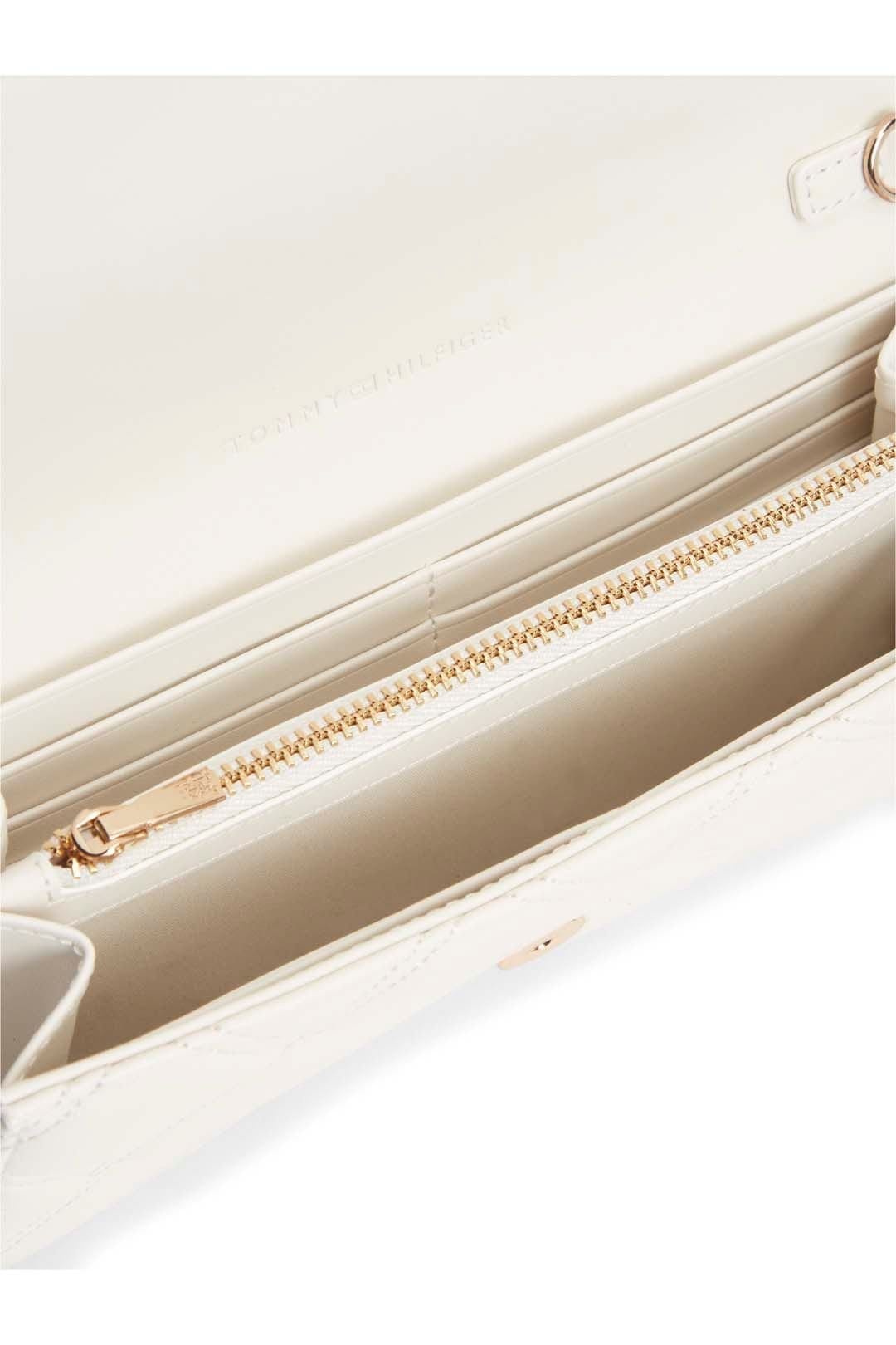Tommy Hilfiger Tommy Hilfiger Women's Feminine Wallet On Chain Cream - 4