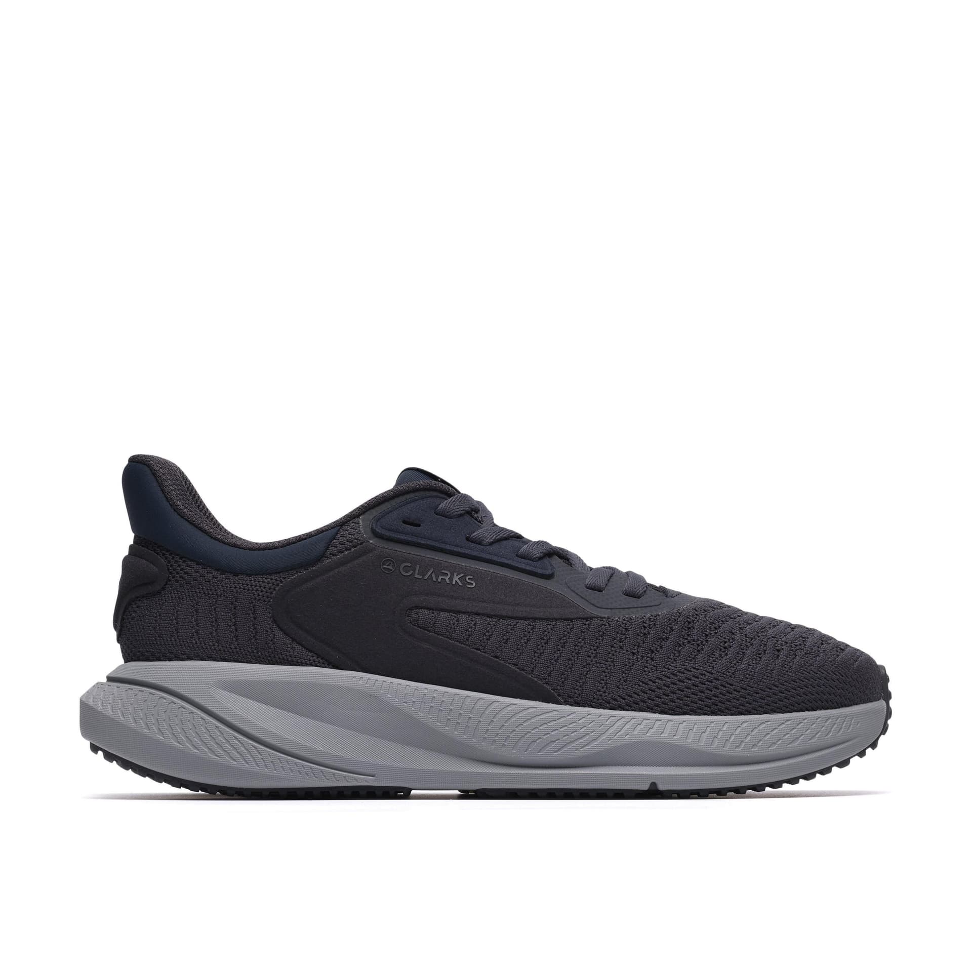 Clarks Clarks Men's Pace Move Navy Trainers, Lace Up, Walking