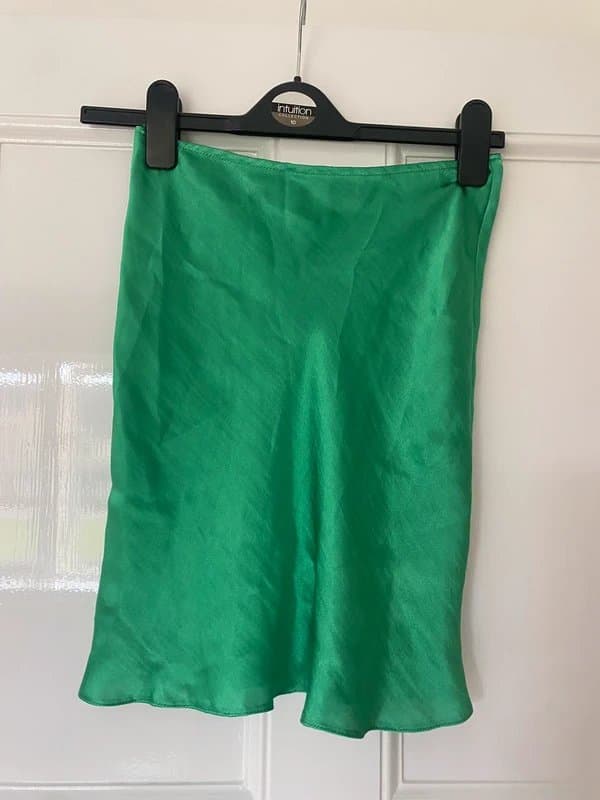 ASOS Design ASOS design Petite satin green mini skirt