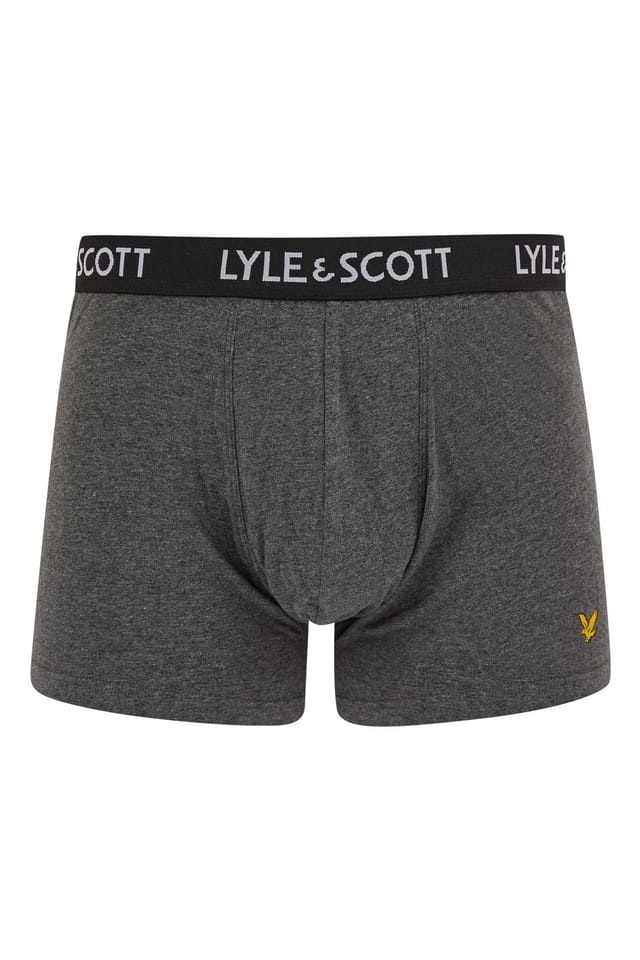 Lyle & Scott Lyle & Scott Men's Miller 5 Pack Underwear Black / Bright White / Light Grey Marl / Dark Grey Marl / Peacoat - 3