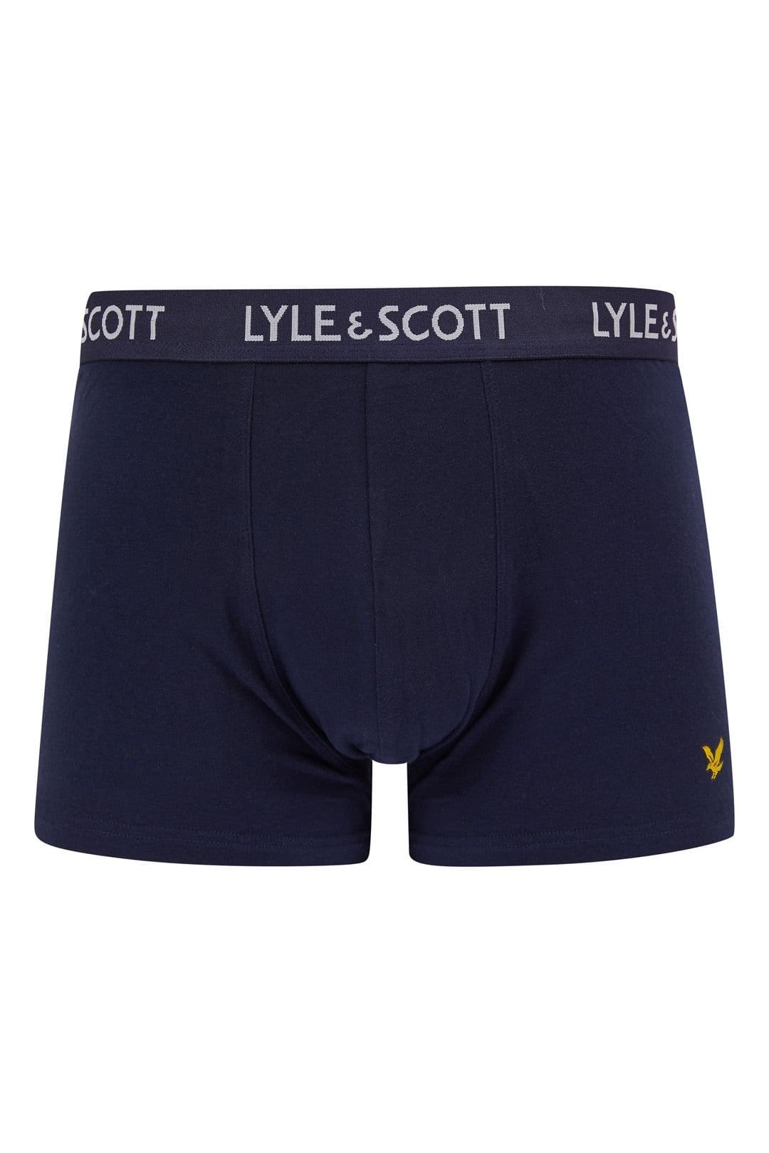 Lyle & Scott Lyle & Scott Men's Miller 5 Pack Underwear Black / Bright White / Light Grey Marl / Dark Grey Marl / Peacoat - 4