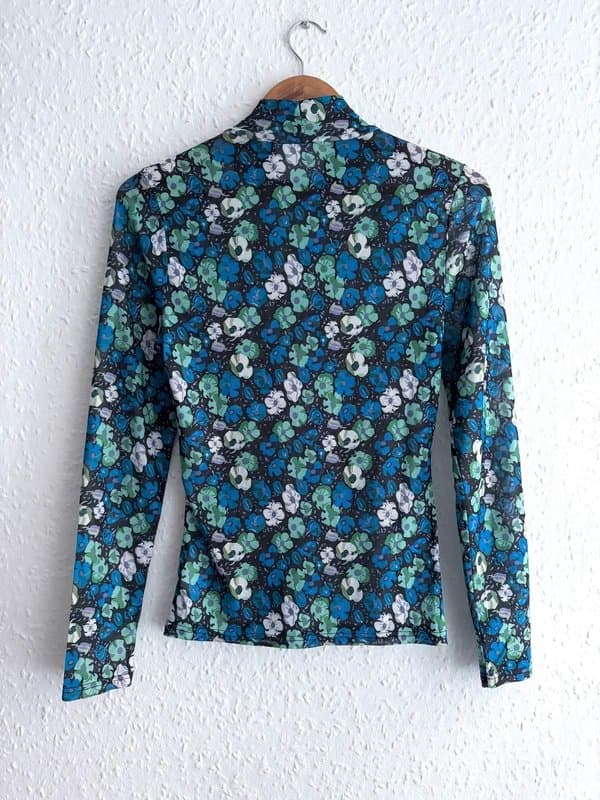 nous sommes label Nous Sommes Label Long Sleeve Floral Mesh Top - Size S (£40.00)