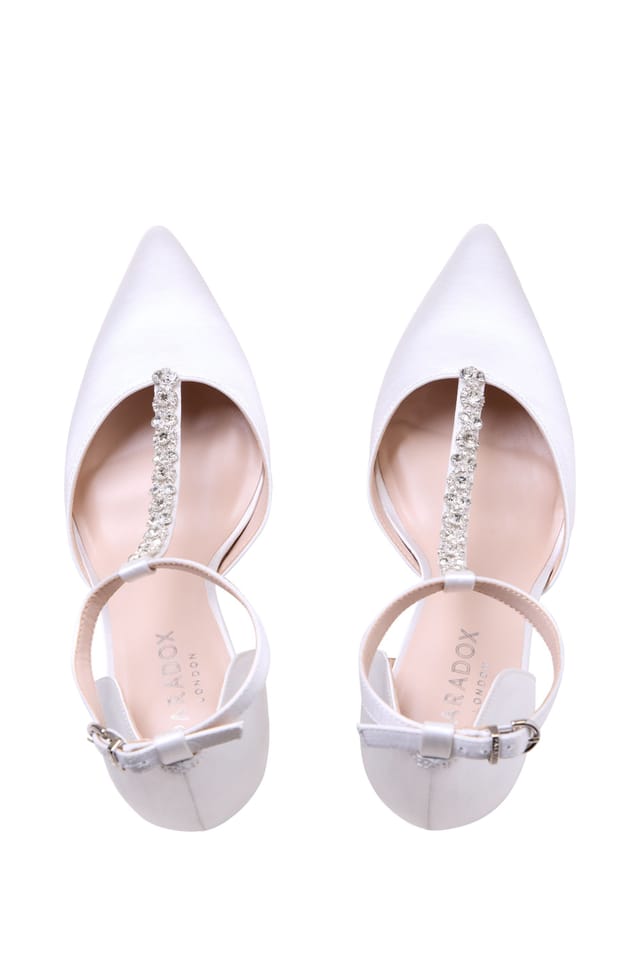 Paradox London Paradox London Women's Arabella' High Heel Stiletto Wedding Shoes in Ivory - 3