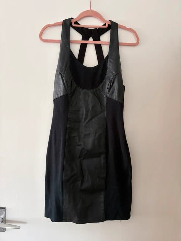 ASOS ASOS Faux leather dress