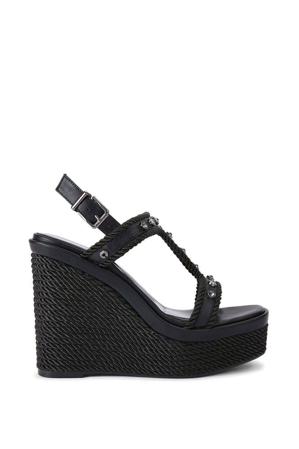 Carvela Carvela Women's 'Sorella Wedge' Sandals in Black