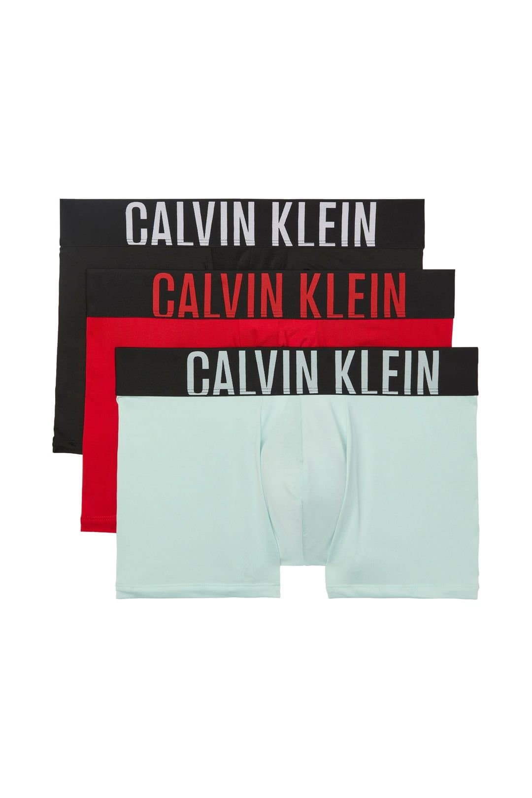 Calvin Klein Calvin Klein Men's Trunk 3-Pack Black / Goji Berry / Aqua Blue