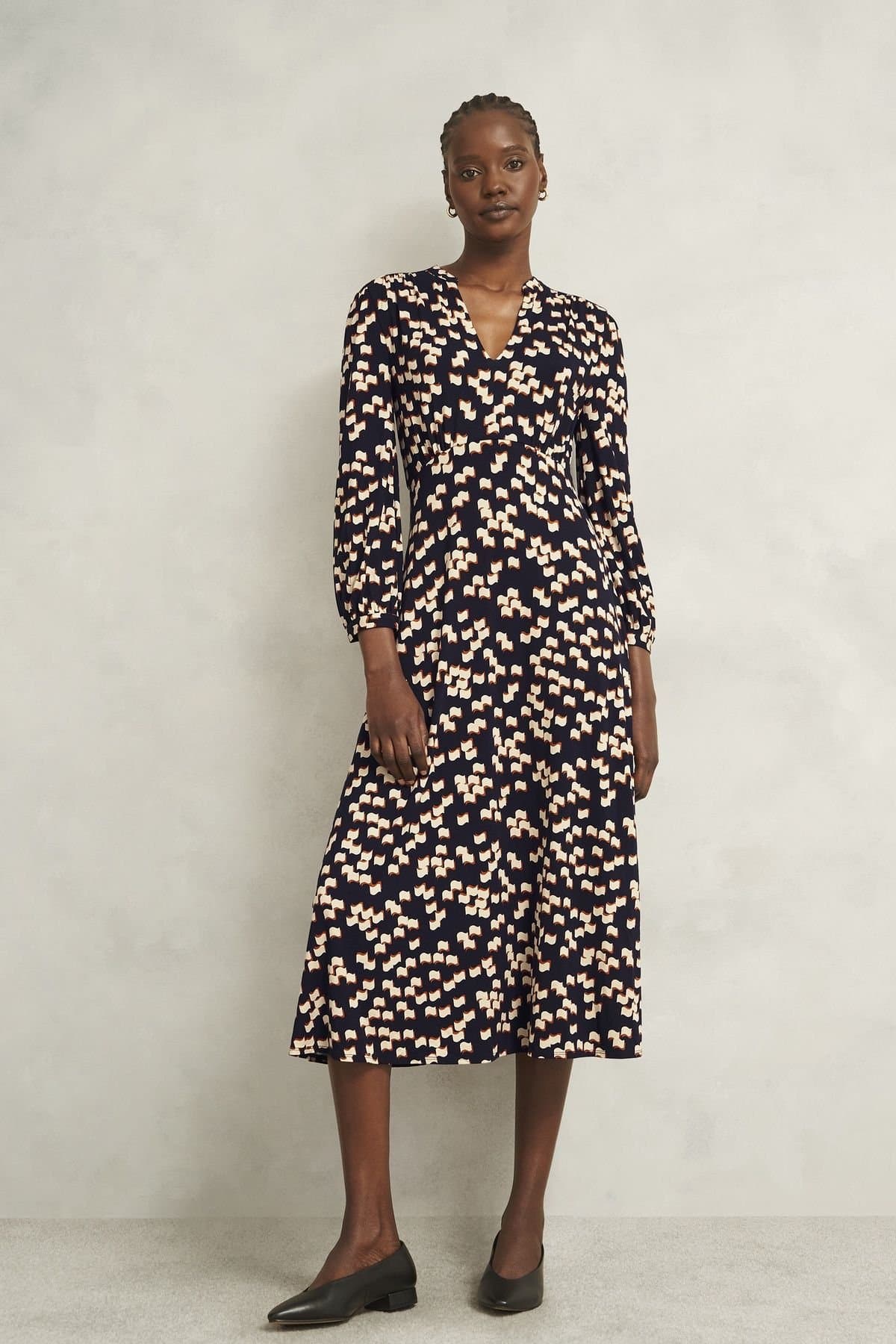 Hobbs London Hobbs London Women's Harlie Jersey Dress in Dark Navy