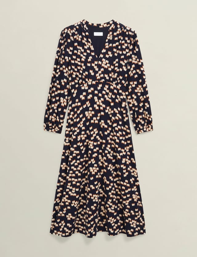 Hobbs London Hobbs London Women's Harlie Jersey Dress in Dark Navy - 2