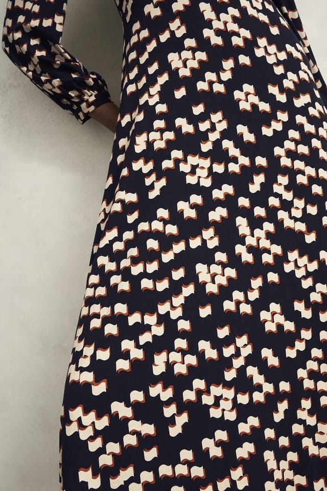 Hobbs London Hobbs London Women's Harlie Jersey Dress in Dark Navy - 3