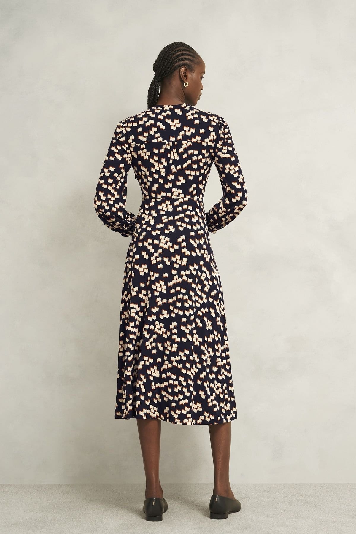 Hobbs London Hobbs London Women's Harlie Jersey Dress in Dark Navy - 4