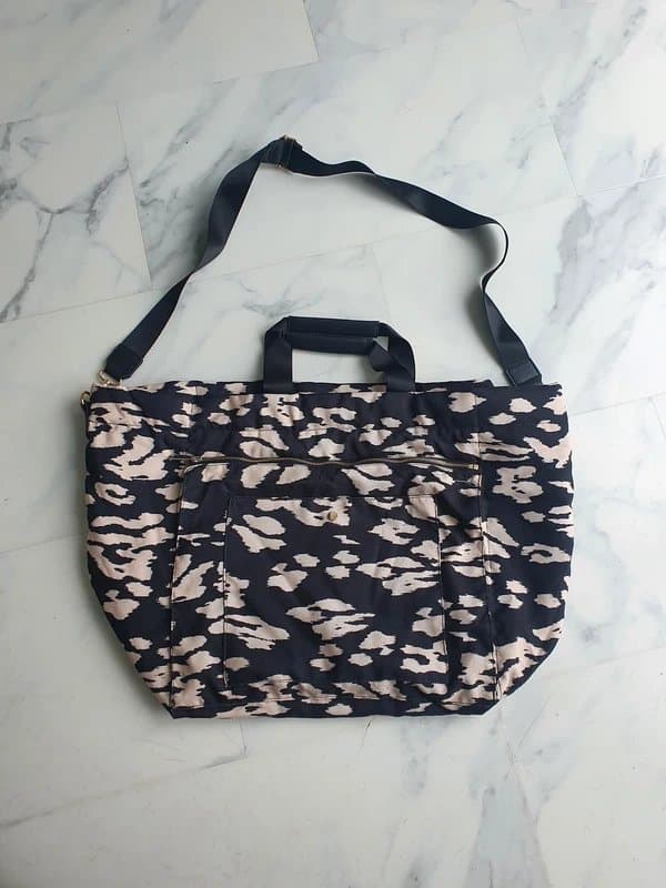 Mint Velvet Mint Velvet Black Leopard Print Tote Bag New Travel Over Night Weekend Bag