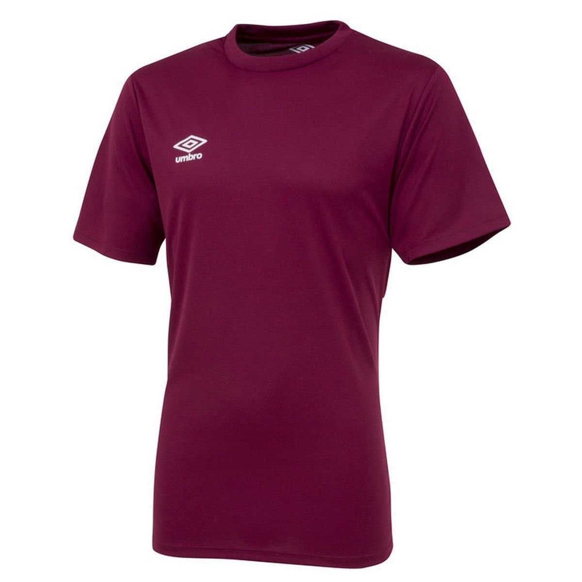 Umbro Umbro Men's Club Short-Sleeved Jersey in Burgundy