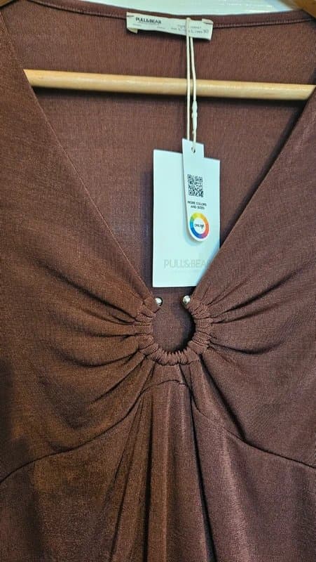 Pull & Bear Pull & Bear Draped Mini Dress