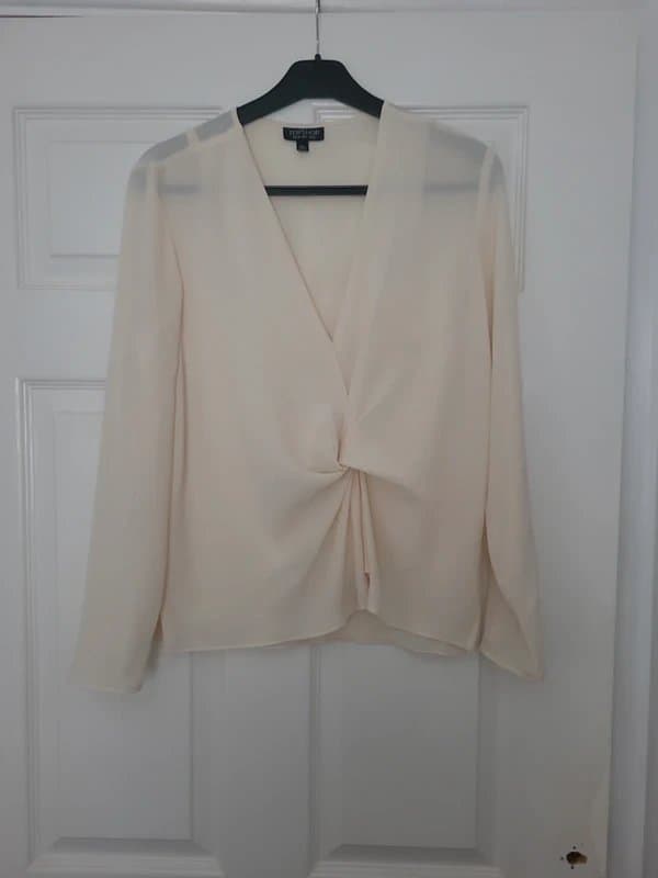 Topshop Topshop cream top size 10