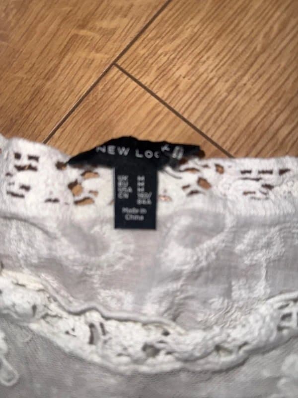 New Look New look crochet blouse/top lace size M