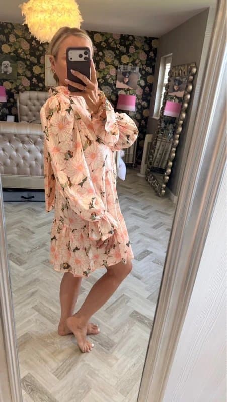 Never Fully Dressed Pretty lightweight floaty Never Fully Dressed dress with tie at the neck size 12