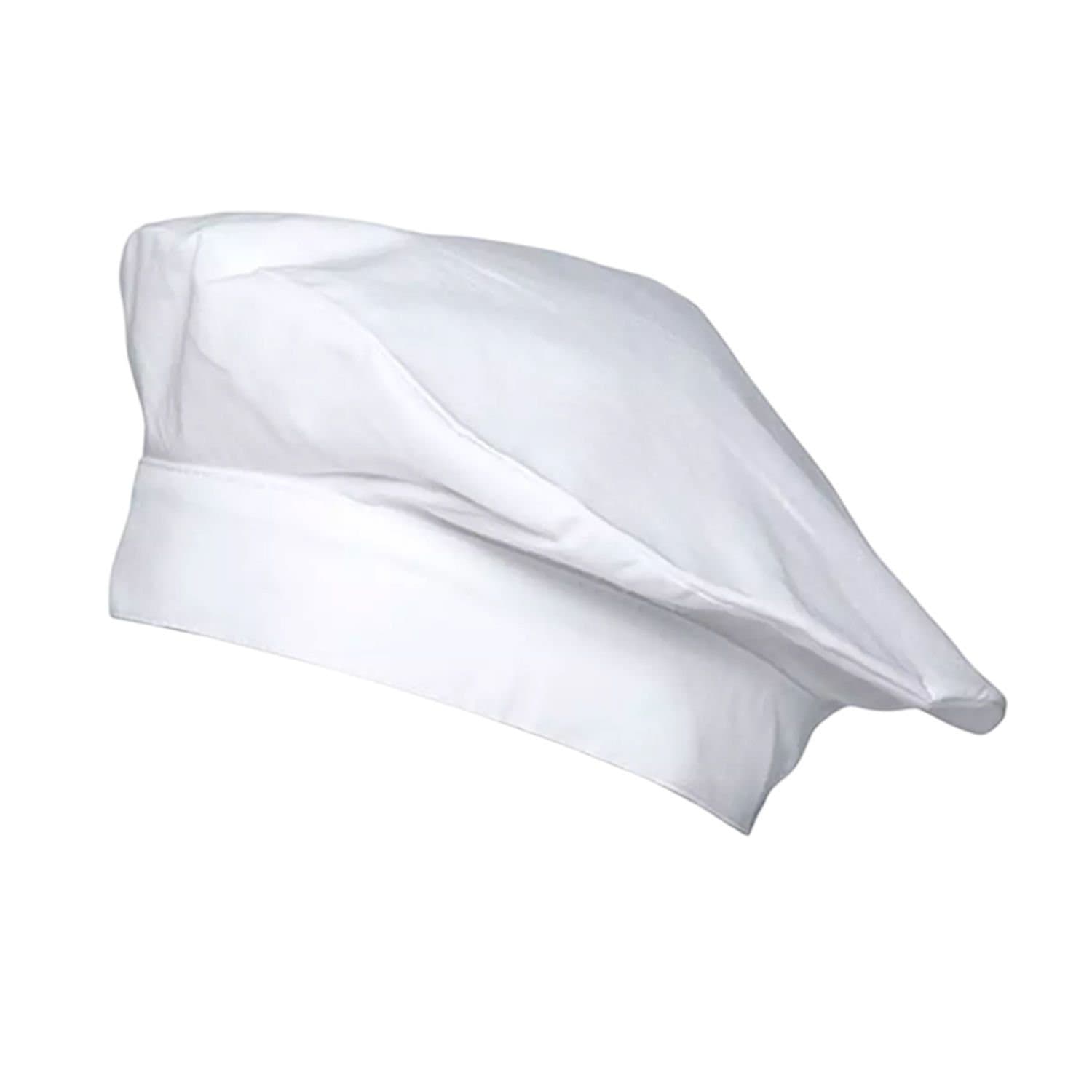 Karlowsky Karlowsky Men's Luka Plain Cotton Chef Hat in White