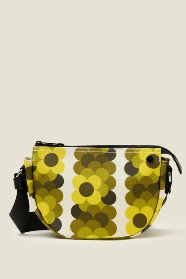Orla Kiely Orla Kiely Women's Mini Rounder Crossbody - Retro Flower Yellow - 2
