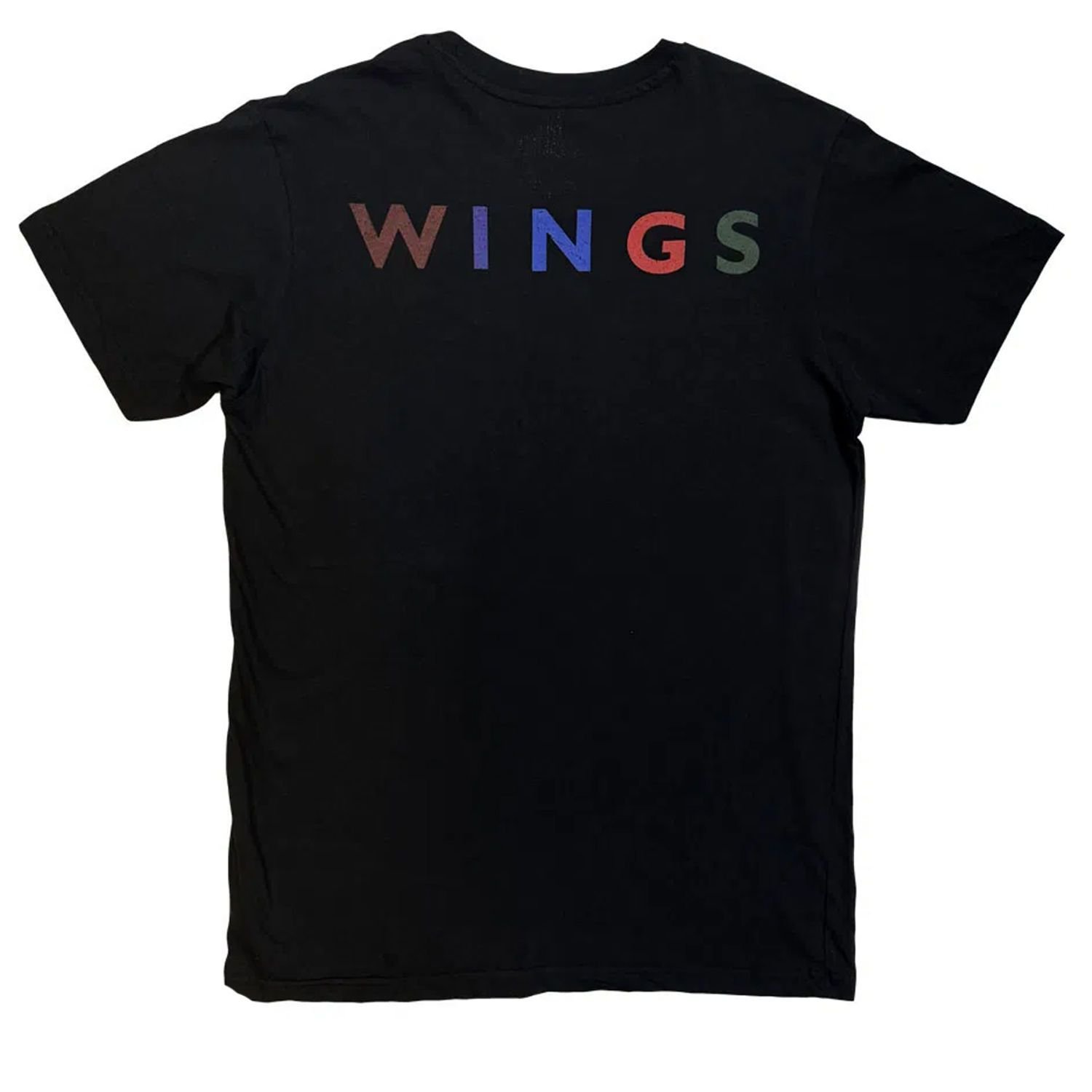 Paul McCartney & Wings Paul McCartney & Wings Men's London Town Back Print T-Shirt in Black - 2