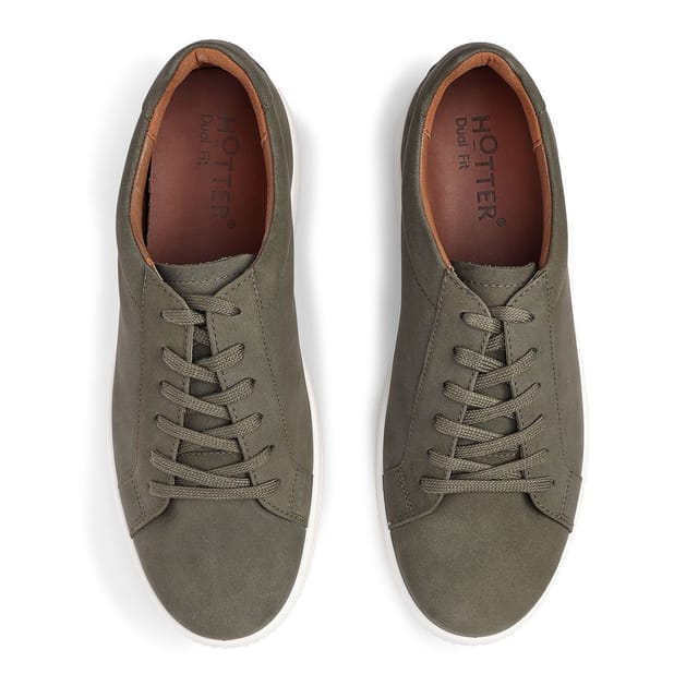 Hotter Hotter Men's 'Oliver' Deck Shoes in Khaki - 3