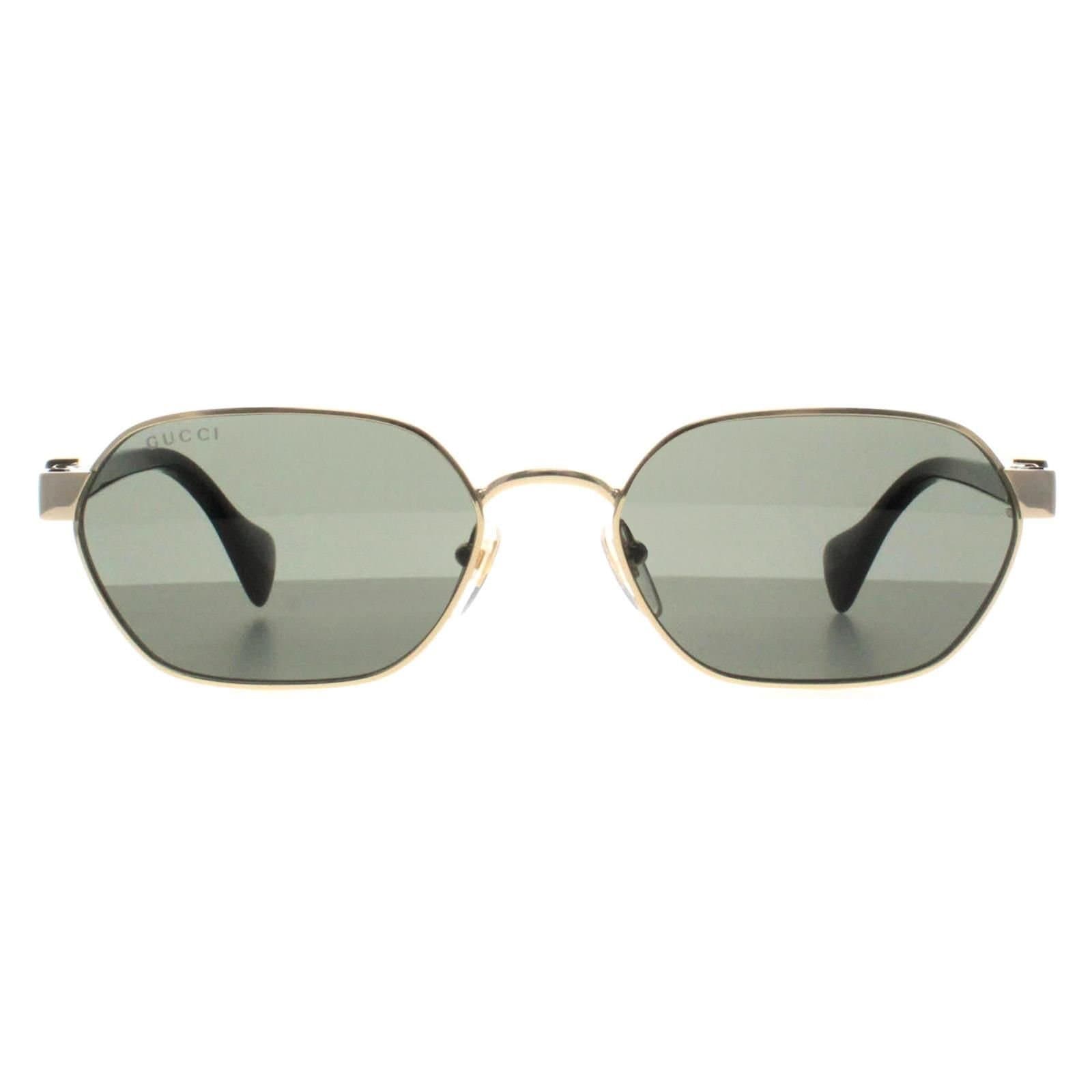 Gucci Gucci Gold Grey Oval GG1593S Sunglasses