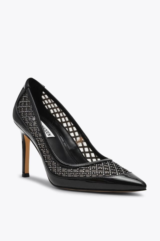 Steve Madden STEVE MADDEN Women's 'Saxxon Heel Black' Heels in Black - 2