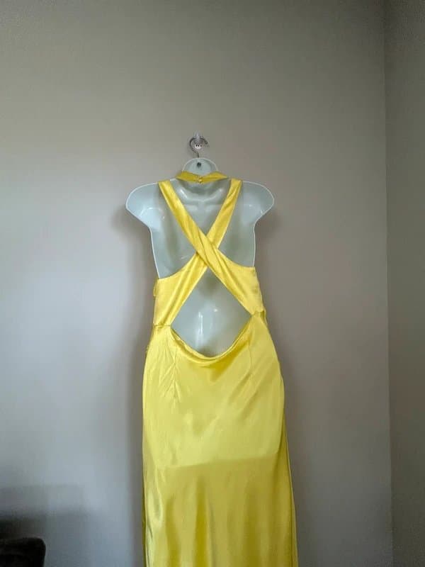 River Island * NEW * (shop floor) River Island Halter Neck Satin Maxi Dress - UK 16-