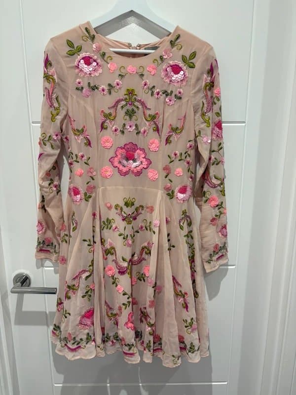 ASOS ASOS Blush sequin skater dress