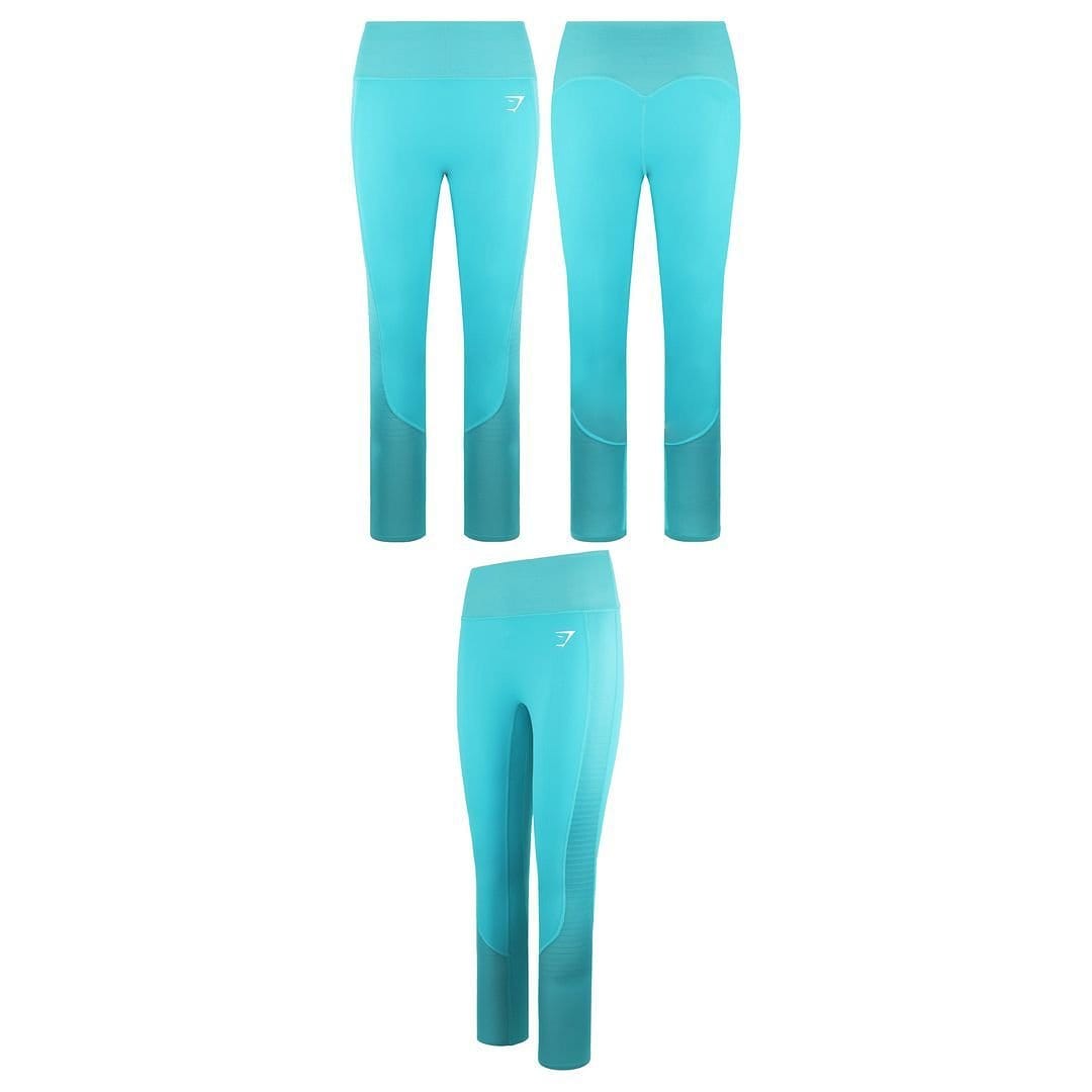 Gymshark Gymshark Women's Apex Teal Leggings - 4