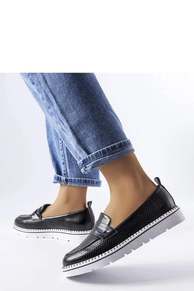 Love Lace Love Lace Women's Bloomsburg Slip On Sneakers with Perforated Sole in Black - 2