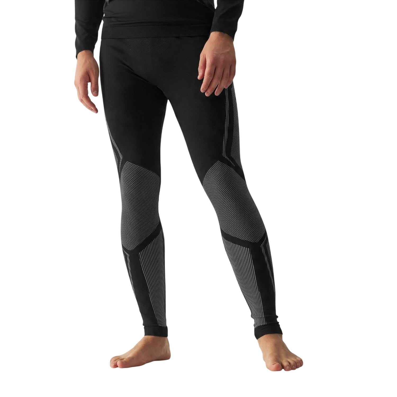 4F Men's Black Thermoactive Leggings