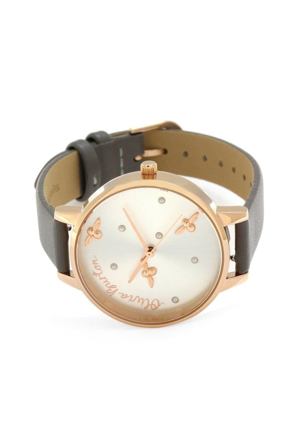 Olivia Burton Olivia Burton Women's OB16PQ03 34mm Quartz Watch in Grey - 4