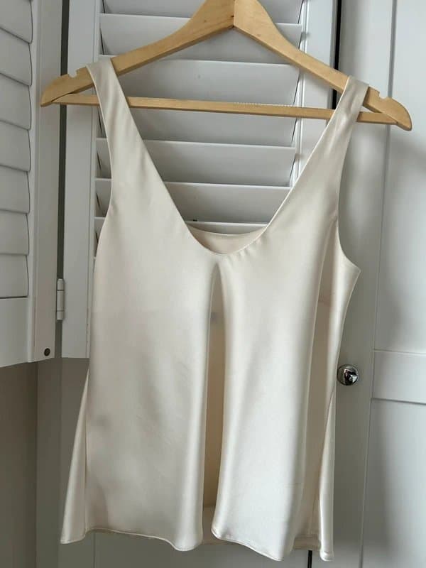 ASOS Cream satin vest