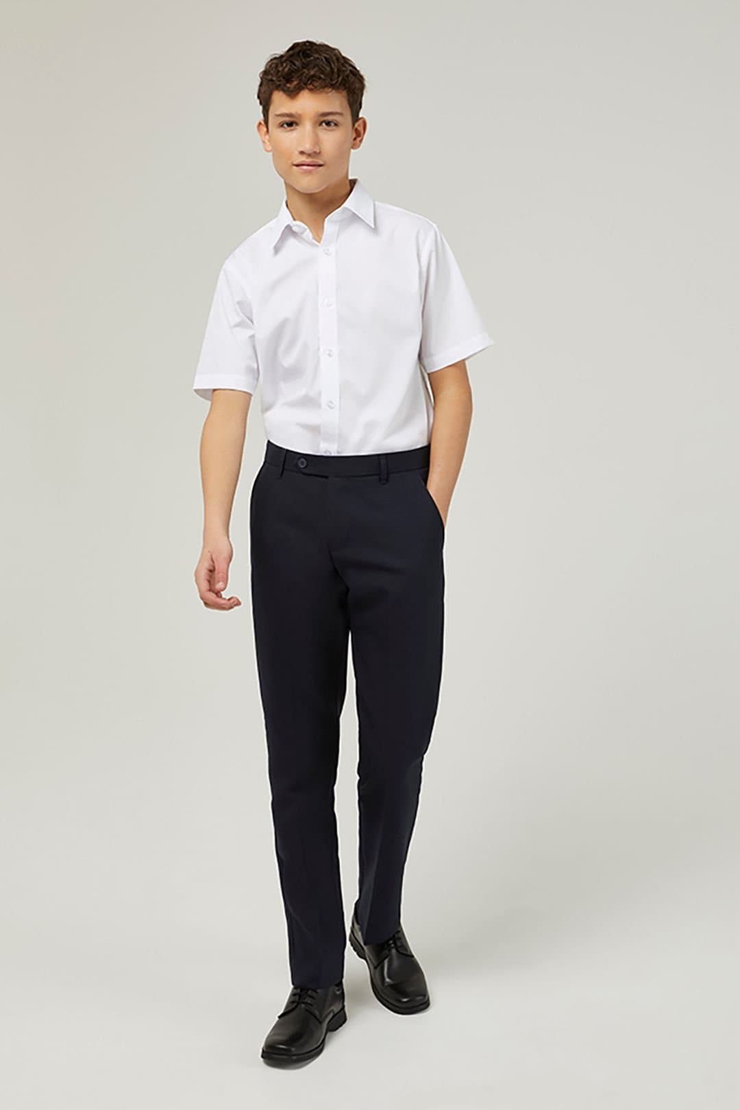 TRUTEX Trutex Men's Navy Slim Leg Trouser