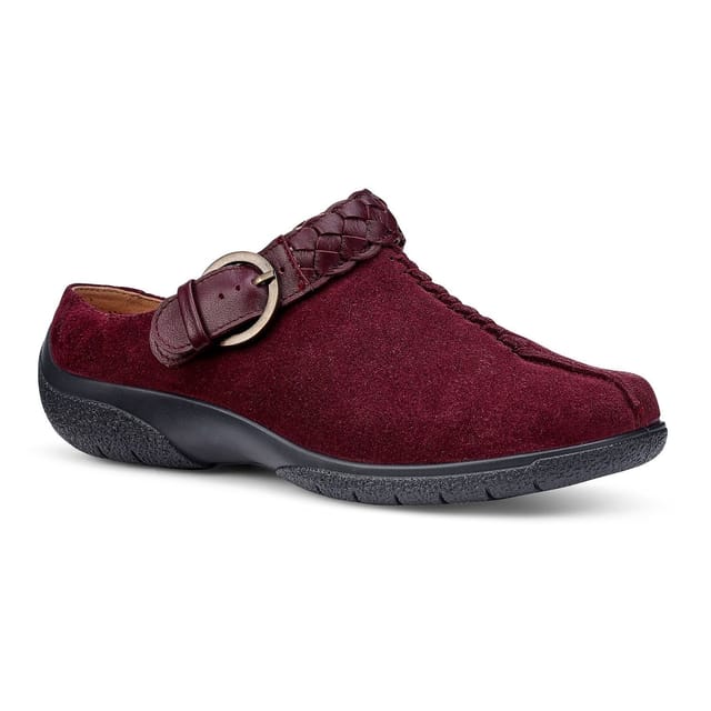 Hotter Hotter Women's 'Magical' Clog Inspired Shoes in Maroon - 2