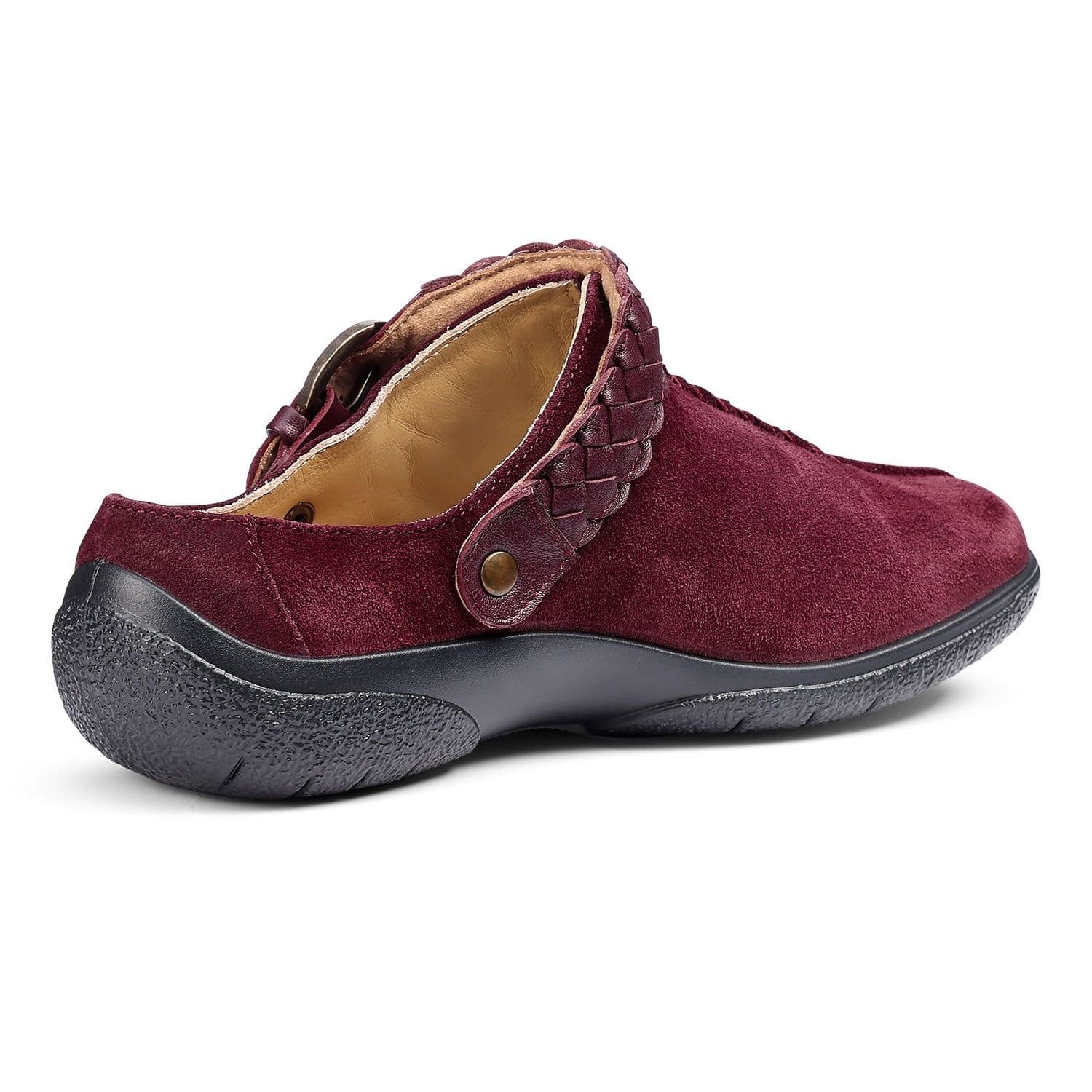 Hotter Hotter Women's 'Magical' Clog Inspired Shoes in Maroon - 4
