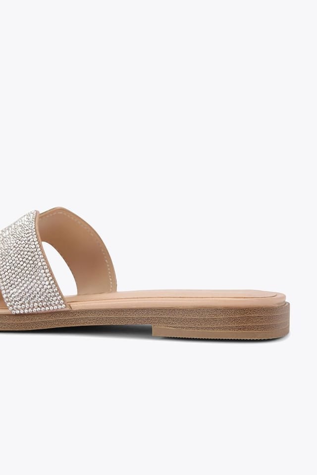 KG Kurt Geiger KG Kurt Geiger Women's 'Raven Bling2' Fabric Sandals in Silver - 3