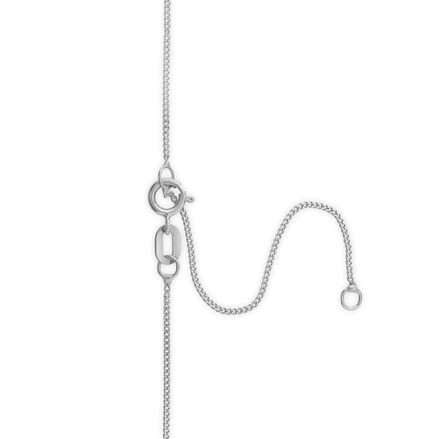 Fraser Hart Fraser Hart Women's 9ct White Gold 5mm Four Claw Cubic Zirconia Set Pendant (Chain Included) - 3