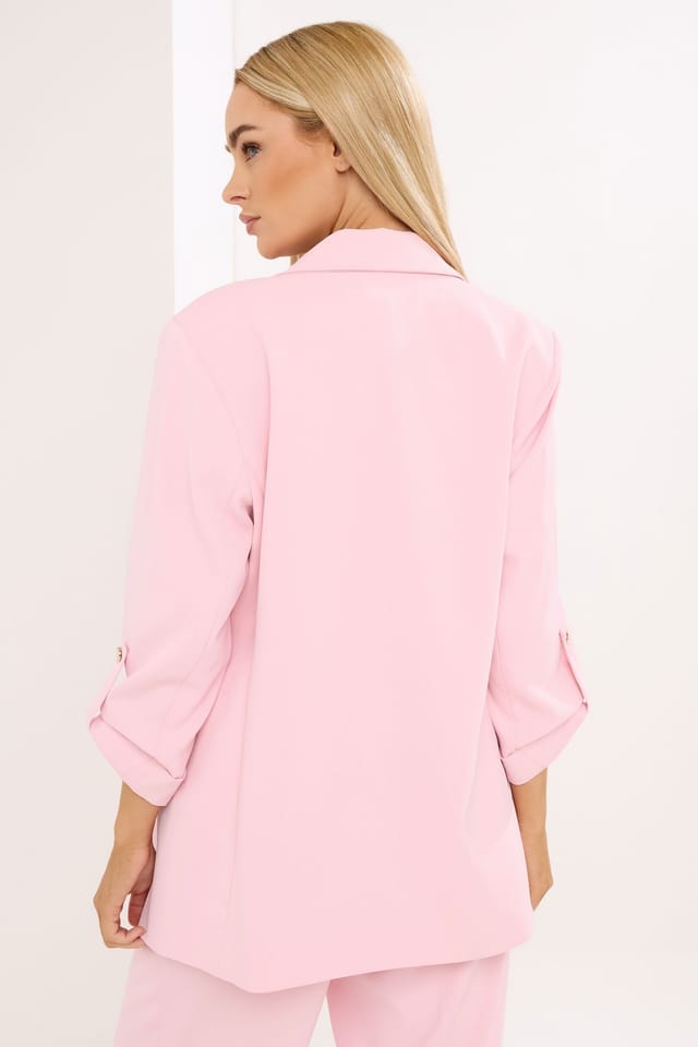 Star by Julien Macdonald Star by Julien Macdonald Women's Tailored Blazer in Baby Pink - 3